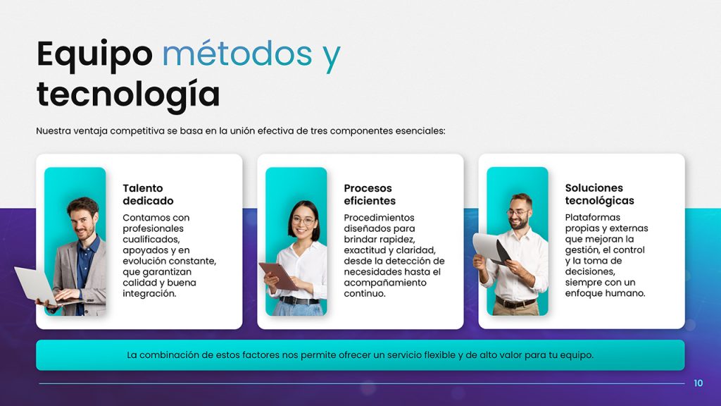 Slide presentación propuesta tecnología